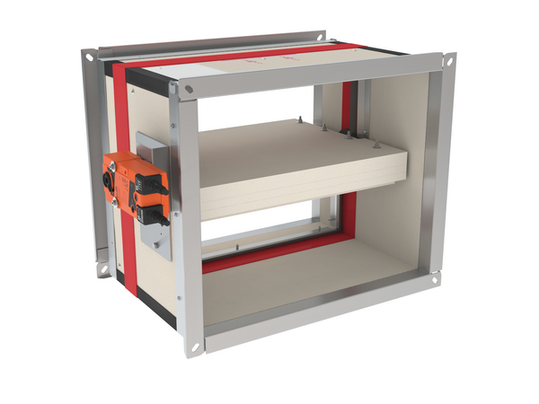 RF-T VUW120 DİKDÖRTGEN DUMAN KONTROL DAMPERİ