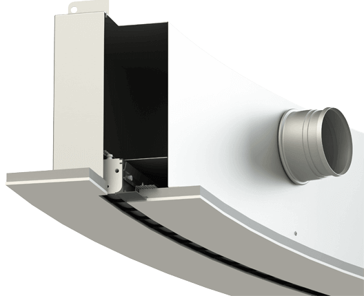 SCHAKO DSCP Curved Slot Diffuser for Plasterboard Ceilings
